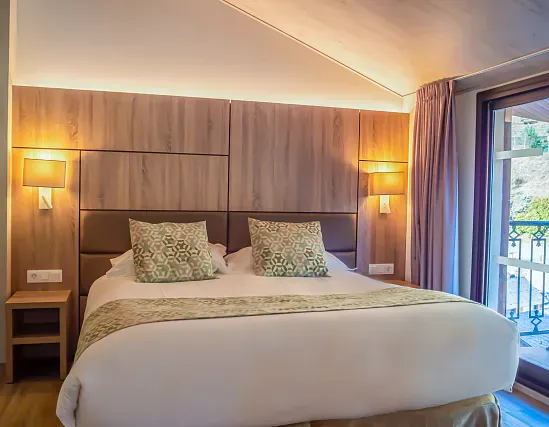 Chambre double avec balcon
